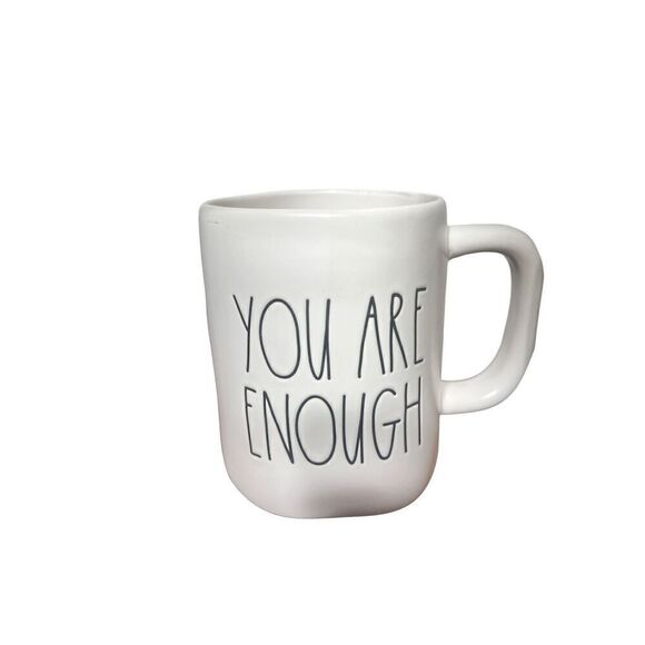 Rae Dunn Artesian Collection Coffee Mug Set of Two "You are Enough" & "Comfort" - Picture 2 of 6